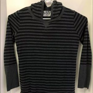 Marc New York Womens Pullover Hoodie Black